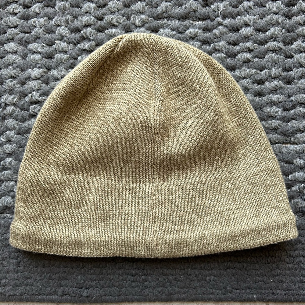 The North Face Khaki Stone Heather Beanie Women’s, Olive Tan - Picture 6 of 6